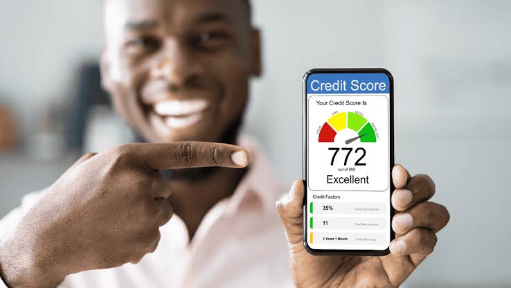 How Credit Scores Work Credit score information displayed on a smartphone