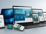 How to Build a Business Website Responsive business website displayed on multiple devices